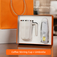 Coffret Cadeau Hiver : Mug Mélangeur à Café, Parapluie Pliant – Idéal pour Séminaire Commercial, Bonus Personnel, Activités de Groupe, Lot en Gros, Faible MOQ, Marque Privée