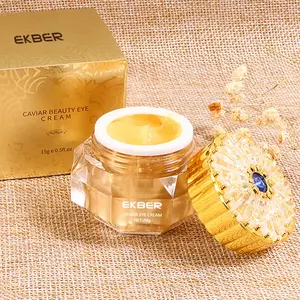 Personalize o logotipo remove olheiras caviar, creme para os olhos de caviar, pulseiras de olho, reparo de glicerol natural, creme orgânico para os olhos