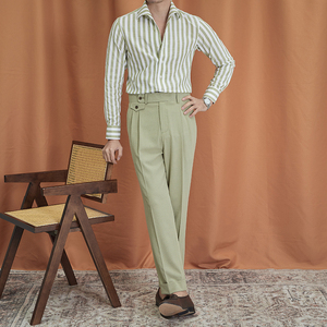 Primavera ed estate pantaloni dritti da nove abiti da <span class=keywords><strong>uomo</strong></span> Gentry antirughe da lavoro - Product Image 4