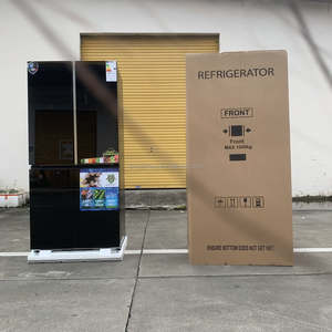 Réfrigérateur-congélateur commercial <span class=keywords><strong>LG</strong></span> OEM HUAZOS à <span class=keywords><strong>4</strong></span> <span class=keywords><strong>portes</strong></span>, en acier inoxydable, intelligent, avec machine à glaçons intégrée, pour la maison - Product Image 5