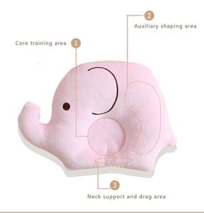 Venta al por mayor de <span class=keywords><strong>Amazon</strong></span>, gran oferta, almohada de terciopelo y poliéster para bebé, almohada protectora para la cabeza de bebé, almohada de elefante para bebé - Product Image 4