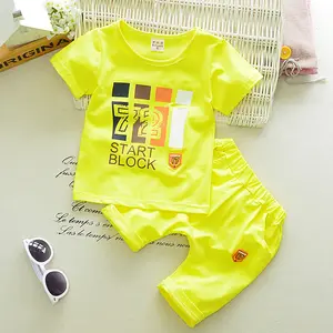 중국 수입 유아용품 도매 신생아 아기 옷 여름 세트