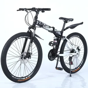 Macce Folding Adult Bicycle Hybrid Cycling Portable Wheeler For Lady Men MTB 29 Bisiklet Full Suspension Sepeda Mountain Bike