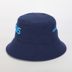 Custom Logo Quick Dry Polyester Beach Cap Bucket <b>Hat</b> With Puff Embroidery <b>for</b> Casual Sports Outdoor Travel - Product Image 3