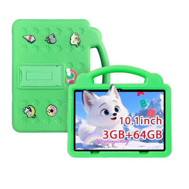 New MTK Educational Kids Tablet Parental Control Android 12 Octa Core Dual Camera 4000mAh Battery Wi-Fi GSM 3GB Entertainment