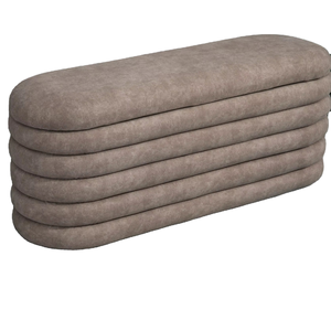 Pouf Ottoman Chaise Longue en Tissu avec Rangement, Banc de Rangement pour Salon, Chambre, Appartement, Entrepôt - Vente en Gros - Product Image 1