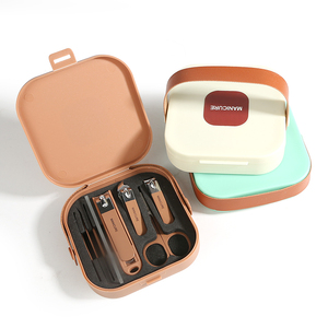 Ensemble d'outils de manucure et pédicure professionnels multifonctions durables en acier inoxydable 8-en-1 pour soins des ongles - Product Image 1