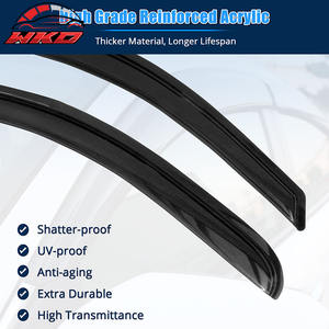 ชุดบังแดดหน้าต่างอะคริลิค 2 ชิ้น สำหรับรถเชฟโรเลต ซิลเวอราโด และจีเอ็มซี เซียร์รา รุ่นมาตรฐาน ปี 2014-2019 - Product Image 3