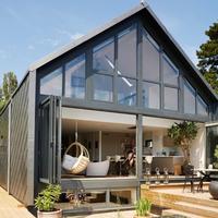 Villa de luxe préfabriquée en structure légère en acier, maison préfabriquée à deux étages