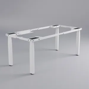 Table élévatrice électrique de grande taille cadre de bureau colonne de bureau debout 4 moteurs 4 pieds mécanisme de bureau debout