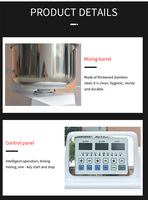 China Fabrikant Leveren Industriële Elektrische Deegmaker Machine 80l 130l 230l 260l Spiraal Mixer Meel Deeg Mengmachine