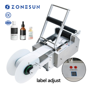 Zonesun เครื่องติดฉลากขวดเจลแบบกึ่งอัตโนมัติสำหรับ ZS-TB50เครื่องติดฉลากขวดสบู่เหลวแบบสเปรย์ - Product Image 1