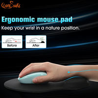Logo personnalisé de vente chaude avec tapis de souris de jeu de support de repose-poignet mignon ergonomique personnalisé