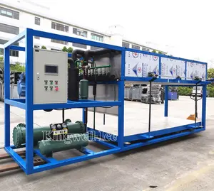 Kingwell Commercial Hot Sale Ice Block Making Machine 1 Ton 3 Ton 5 Ton Day In Container