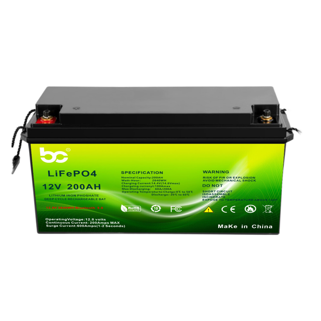 Hot Sale Waterproof Design 12V 100Ah LiFePO4 Lithium Battery for Solar System