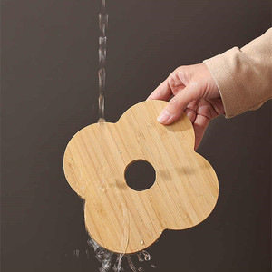 Alfombrilla de bambú aislante del calor, antideslizante, para ollas de cocina, para uso en mesas - Product Image 2