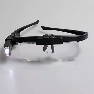 Lupa de Cabeza Recargable con Luz LED, Aumento de 1.5x-4.5x, Material Metálico, para Trabajos de Precisión y Lectura - Product Image 2