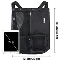 Sac à cordon de sport sac à dos sac de nageur OEM mode unisexe chaîne géométrique séchage rapide réutilisable extérieur imperméable Polyester