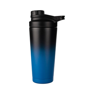 Pengocok baja tahan karat 750ml dengan bola <span class=keywords><strong>Blender</strong></span> mulut lebar mudah dibersihkan untuk olahraga binaraga kinerja isolasi termal panas - Product Image 4