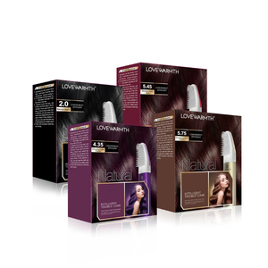 Peine Mágico Negro LOVEWARMTH para Teñir el Cabello en un Solo Paso con Espumas, 2 en 1, Crema Colorante para el Cabello + Oxidante - Product Image 4