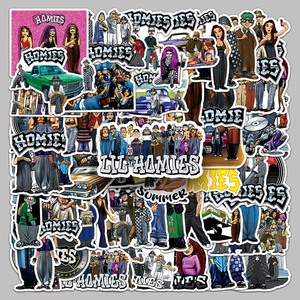 50PCS Fábrica al por mayor Impermeable Tendencia Personalidad Decorativa Homies Pegatinas para Carpetas y Portalápices - Product Image 1