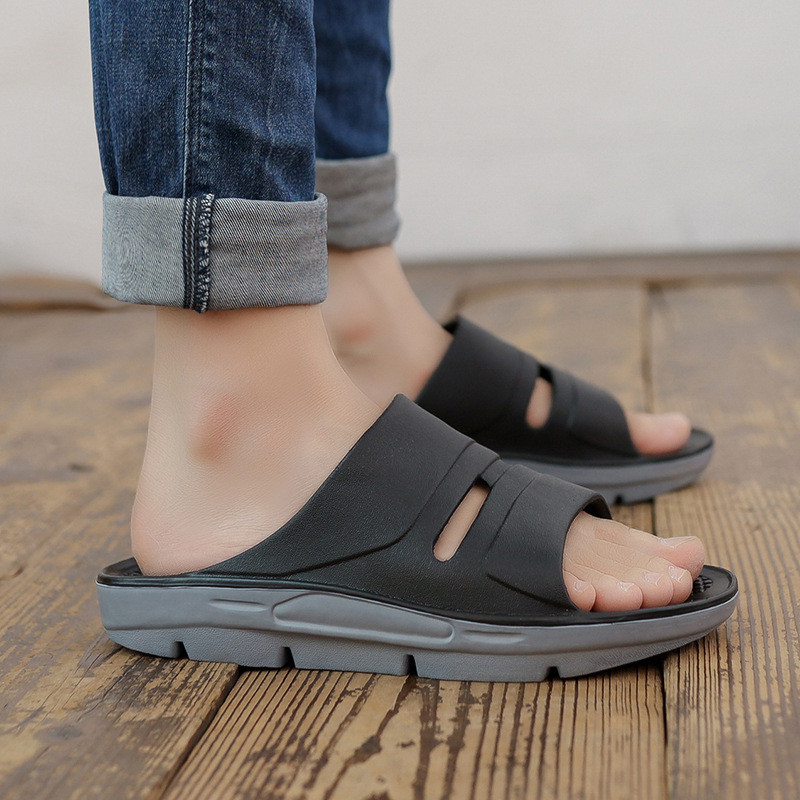 Men's Slippers Large Size Thick Sole Arch EVA Slides Shoes Rehabilitation Slippers