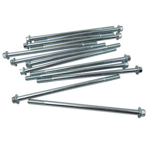 สลักเกลียวหกเหลี่ยมเคลือบไฟฟ้าป้องกันสนิม M8*170 สำหรับประกอบเครื่องยนต์เบนซิน/ดีเซล เชื่อมต่อเพลารองรับโรเตอร์/สเตเตอร์ - Product Image 4