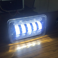 Chaud-vente 5 pouces LED lampe de travail 50W projecteur diable yeux avec le jour ligne lampe lumière blanche carénage LED projecteur suv moyen net