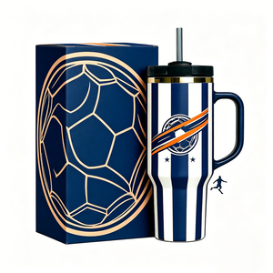 <span class=keywords><strong>Gobelet</strong></span> isotherme en acier inoxydable 40OZ pour la Coupe des Événements Mondiaux 2026, modèle vierge à double paroi sous vide, pour les fans de football - Product Image 3