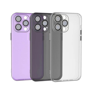 Custodia Trasparente Opaca <span class=keywords><strong>per</strong></span> <span class=keywords><strong>iPhone</strong></span> 16 Pro Max 15 14 Plus 13 17 Air 16e, Morbida, Elettroplaccata, Antiurto - Product Image 6