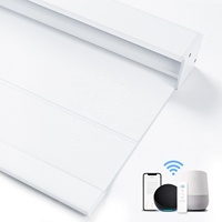 Stores romains motorisés intelligents à batterie au lithium rechargeable compatibles Alexa Zigbee Matter pour fenêtre