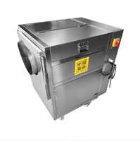 Automatische fruit- en groentereinigings- en schilmachine met motor, multifunctionele aardappel-, gember- en cassave-schrobber