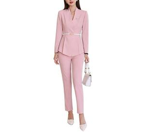 Costumes pour femmes robes de bureau formelles ensembles col en V et jupe livraison gratuite marché local Offre Spéciale dames d'église - Product Image 1