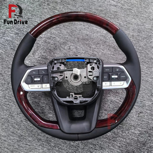 Volante Personalizado de Fibra de Carbono y Madera para Toyota Prado 120 150 <span class=keywords><strong>Yaris</strong></span> GR Hilux Tacoma LC79 A90 Supra 4Runner Mark X - Product Image 5