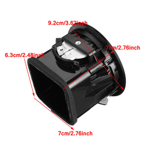 Rejilla de Ventilación Central Negra para Calefacción 13365420 para Vauxhall Corsa - Product Image 4