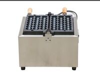 Nouvelle machine à gaufres Taiyaki en acier inoxydable électrique commerciale, 6 pièces, contrôle tactile, minuterie, facile à utiliser, antiadhésive, 50-300/122-572