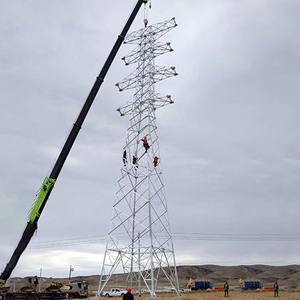 "Viễn Thông tháp thép hình ống tháp cực 15m-50m thép góc 15m-50m Điện cường độ cao" - Product Image 4