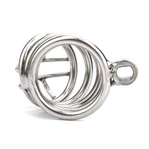 Pénis Serrure En Acier Inoxydable Creux Cage De Chasteté Dick Jouets Mâle Chasteté Dispositif Sex Toy pour Hommes juguetes sexuales - Product Image 5