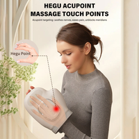 Masseur de main portable sans fil avec chaleur et compression, machine de massage électrique pour la paume, pour la santé et la relaxation quotidiennes des mains