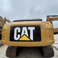 Excavatrice d'occasion CAT 320D2L, 20 tonnes, sur chenilles, hydraulique, faible nombre d'heures, bon état, à vendre