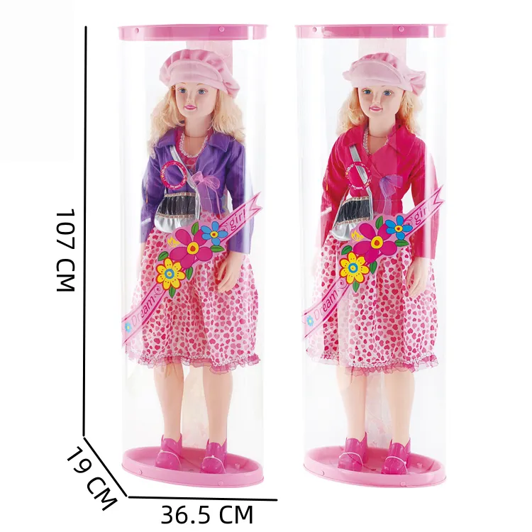 Most Popular Funny Plastic Vinyl Dress-Up Doll Custom OEM Made Music Feature for Kids' Play Barrel Packing Manufactured Girls