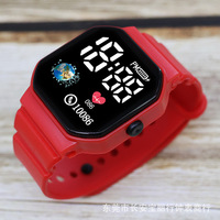 Montre électronique sportive à écran LED numérique simple et tendance, vente en gros d'usine pour femmes, hommes et enfants