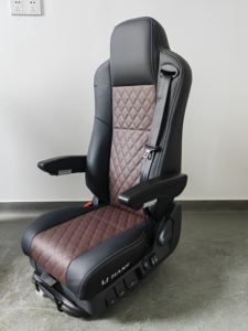 Sedile Conducente Comfort Sportivo Aero con Sospensione Pneumatica per Camion <span class=keywords><strong>Leggeri</strong></span> Realizzato in Fibra di Carbonio Pelle PVC Tessuto Sedile Auto Modificato - Product Image 6