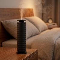 Diffuseur d'arômes électrique sans eau avec télécommande, contrôle par application intelligente, en forme de tour, pour huiles essentielles, avec tissu