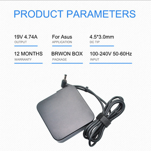 90W Laptop Charger 19V 4.74A Laptop Power Supply <b>Adapters</b> N55SL N75 N75E N75S A43S A55V K550 K55V F8 A8 - Product Image 4