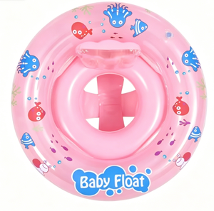 Flotteur gonflable écologique pour bébé, siège flottant rond gonflable, flotteur aquatique en PVC sûr pour tout-petits pour piscine et <span class=keywords><strong>bain</strong></span> - Product Image 4