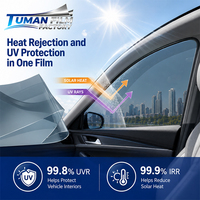 Film de protection solaire pour vitres de voiture Tuman One, protection UV, nano-céramique, carbure de titane, 99,8 % UVR