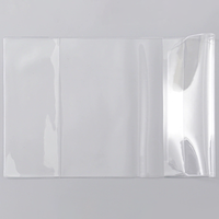 Protège-cahier simple en PVC transparent pour cahier A6/A5, protège-cahier étanche pour étudiants