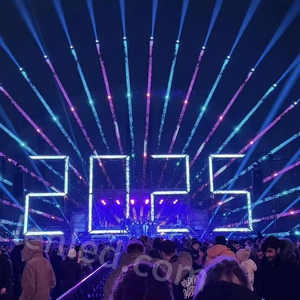 DJ pixlel Ống DC24V Luces Led Disco Đảng chiếu sáng cho trần nhà trang trí dọc SPI DMX điều khiển đèn sân khấu - Product Image 1