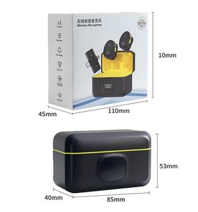 ไมโครโฟนไร้สายแบบหนีบปกเสื้อ 2-in-1 แบบหนึ่งต่อสอง พร้อมระบบตัดเสียงรบกวน สำหรับพิธีกร ไลฟ์สด บันทึกเสียง ถ่ายวิดีโอ อุปกรณ์เสริม - Product Image 6